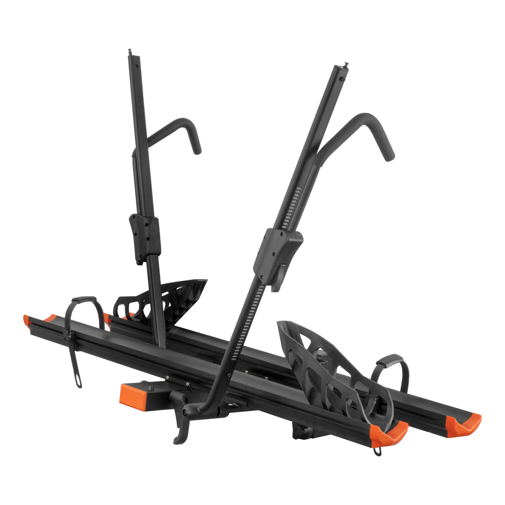 Curt Manufacturing, Aluminum Tray-Style Platform Bike Rack Hitch, Bike Capacity 2 Load Capacity 130 lb, Model# 18088